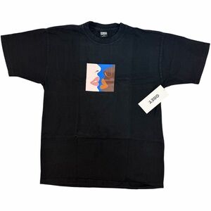 Obey Black Tee with Artistic Graphic